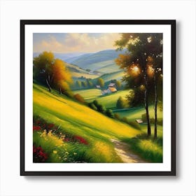 Landscape Painting 154 Art Print