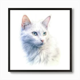 Minuet Cat Portrait 2 Art Print