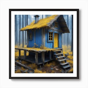 House In The Woods Art Print