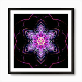 Psychedelic Flower 151 Art Print