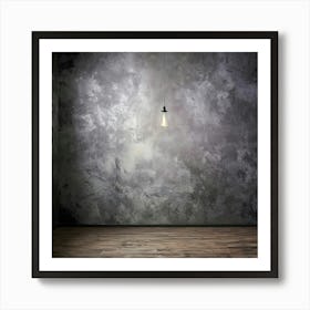 Empty Room With Light Art Print