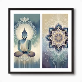 Buddha In Meditation 7 Art Print