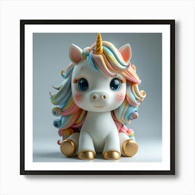 Unicorn 105 Art Print