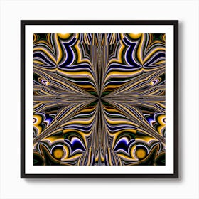 Abstract Art Fractal Unique Pattern Art Print