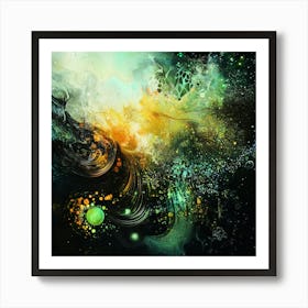 Abstract Of Space Art Print