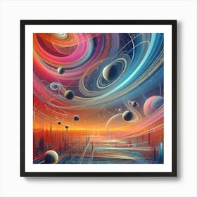 Saturn 4 Art Print