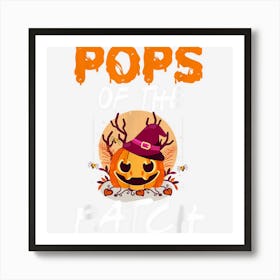 Pumpkin Pops Of The Patch Funny Matching Party Halloween Art Print