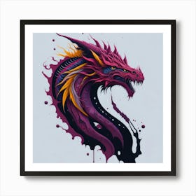 Dragon Head 48 Art Print