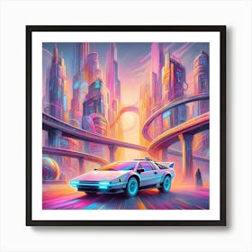 Back To The Future Art Print