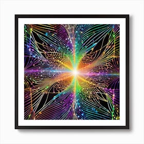 Abstract Psychedelic Design Art Print