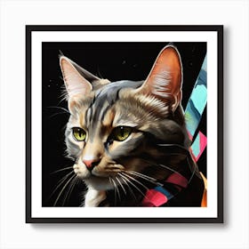 Cat Portrait 1 Art Print