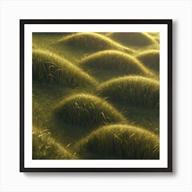 Grass Field 20 Art Print