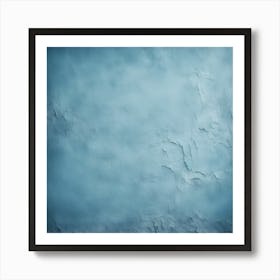 Beautiful Abstract Grungy Blue Stucco Wall Background In Cold Mood Blue Color Concept Background Wit 1423960091 Art Print