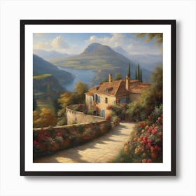 House On The Hill Art Print