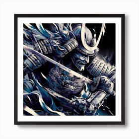 Samurai Warrior Art Print