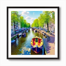 Amsterdam Canals 2 Art Print