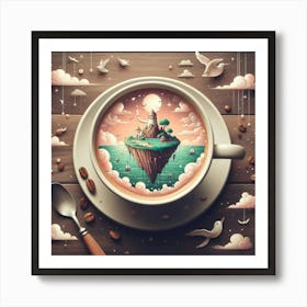 Island In A Cup 3 Art Print