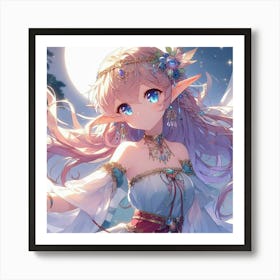 Elven Girl 10 Art Print