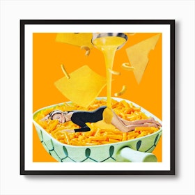 Cheese Dreams Square Art Print