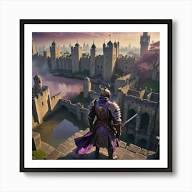 A Samurai In London Art Print