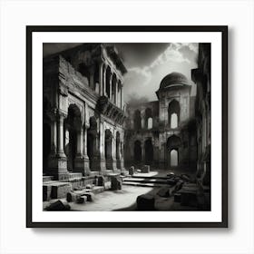 Ruins Of A palace Art Print