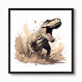 T-Rex 1 Art Print