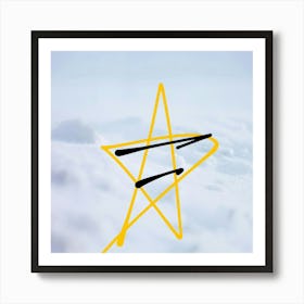 Star parabee Art Print