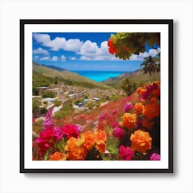 Santo Domingo beautiful landscape Art Print