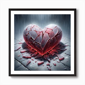 Broken Heart Art Print