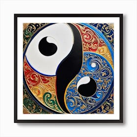 Yin Yang 21 Art Print