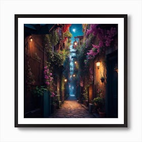 Walk Down The Dream Alley Art Print