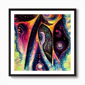 Psychedelic Painting 1 Art Print