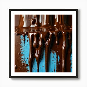 Chocolate Drips 2 Art Print