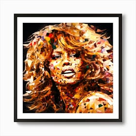 Tina Turner Young - Tina Turner Tribute Art Print