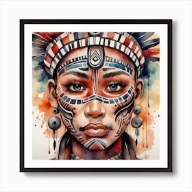 African Woman Art Print