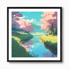 Cherry Blossoms 7 Art Print