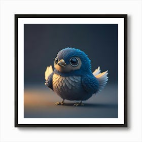 Cute Tiny Bird (34) Generative Ai Standard Scale 8 00x Art Print