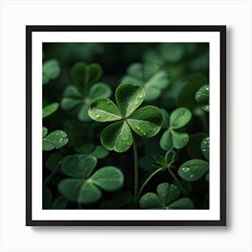 Four Leaf Clover Art Print