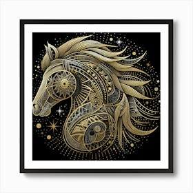 Horse Head 2 Art Print