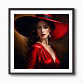 Red Hat 1 Art Print