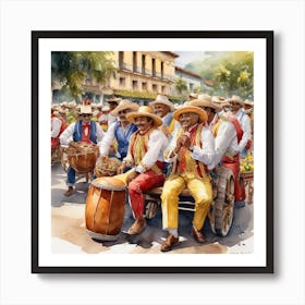 Cuba - Venezuela Art Print
