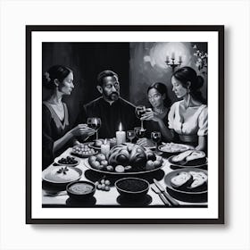 Dinner Party Art Print