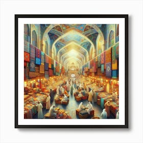 Islamic Market Art Print