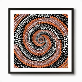 Dot Painting Art Print