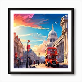 London Cityscape Poster