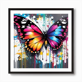 Colorful Butterfly 26 Art Print