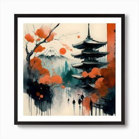 Japanese Painting 1 Art Print