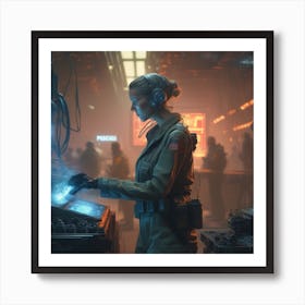 Cyberpunk 1 Art Print