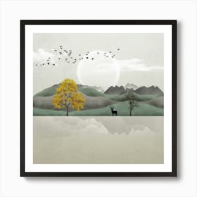 Landscape - Landscape Stock Videos & Royalty-Free Footage Art Print