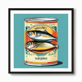 Sardines can Art Print